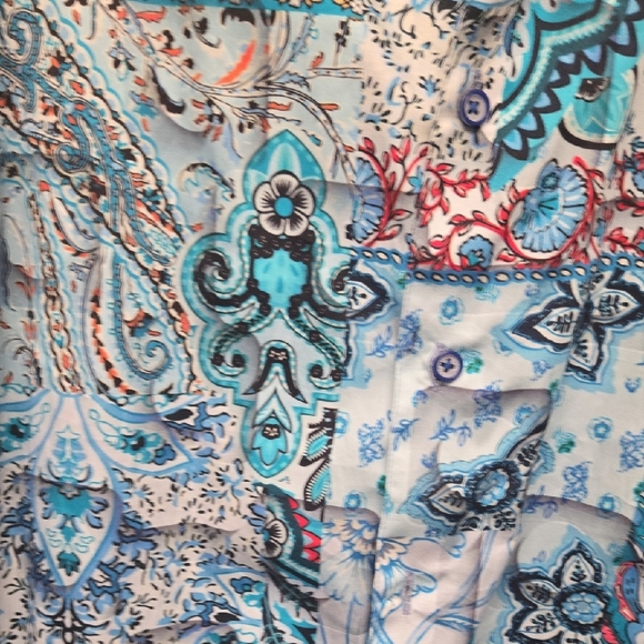 Robert Graham Blue Paisley Shirt - Picture 4 of 6
